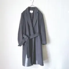 1855 ビューティーアンドユース ビーバーミドルガウンコート グレー Ｓ