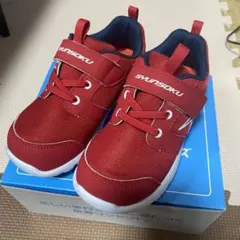 俊足　足育シリーズ　赤　18.0cm 2E