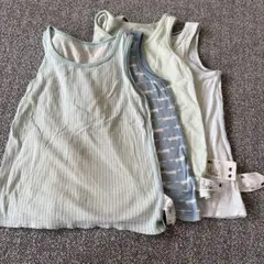 UNIQLO コットンメッシュ　タンクトップ　100cm 4枚セット