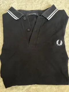 人気カラー】FRED PERRY 長袖ポロシャツ L 黒×オレンジ - メルカリ