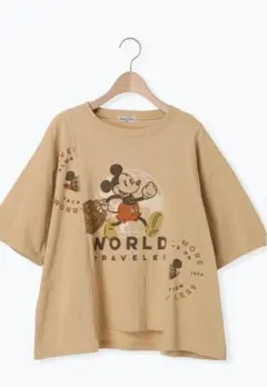 サマンサモスモス 【Disney】ミッキー&フレンズ/パッチワークTシャツ