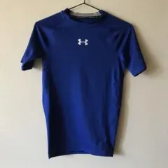 【新品】Under Armour 青 アンダーシャツ　SM