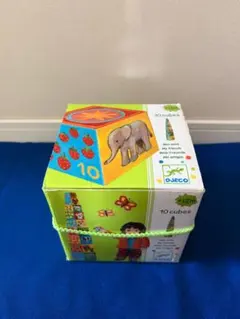 DJECO 10 Cubes 知育玩具 スタッキングブロックのサムネイル