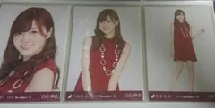 白石麻衣　ボルドーコンプセット　生写真
