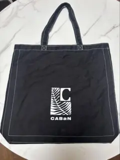 CABaN キャンバストートバッグ　ショッパー　ブラック