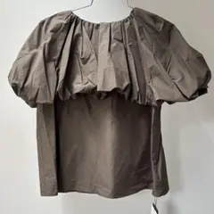 DRAWER美品 M.SUMMER2 ギャザーカラーカットソーブラウス - メルカリ