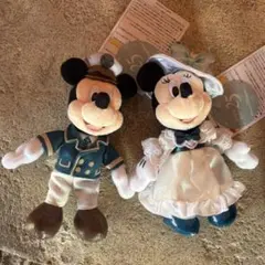 ぬいぐるみバッジ ミッキー ミニー 東京ディズニーシー 25周年 ぬいば セット