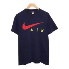90s NIKE ナイキ　ビンテージ半袖Tシャツ　ビッグスウォッシュロゴ　Lのサムネイル