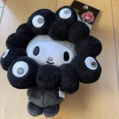 サンリオ 黒ミャクミャク マイメロ　なりきりぬいぐるみBC カラビナ ブラック