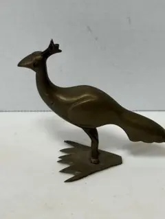 銅製 孔雀 置物