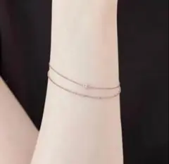 4℃ シルバーブレスレット 専用ボックス付き