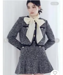 LILY BROWN（リリー ブラウン）　ツイードタックミニスカート