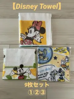⭐️新品未使用⭐️【ディズニータオル】9枚セット 第一生命 非売品