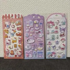 正規品　サンリオキャラクターズ　ジュエルマシュマロステッカーズ　3種類