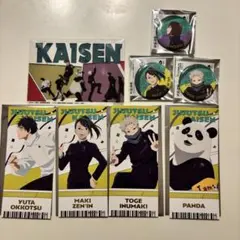 呪術廻戦　5th anniversary チケット風カード　缶バッジ