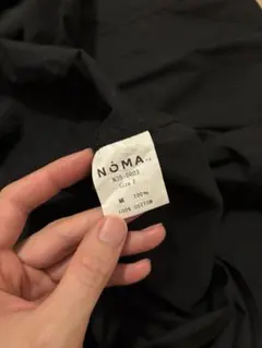 NOMA t.d. 半袖 コットンワンピース ブラックのサムネイル