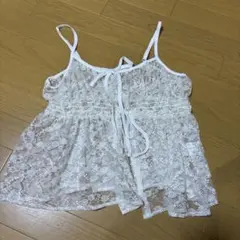 Honeys レース キャミソール　ホワイト