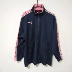 PUMA ネイビー ピンク ジャージ上下セットのサムネイル