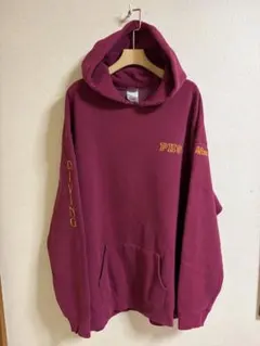 コ*ク様 90s Fruit of the Loom ダメージ パーカー スウェ
