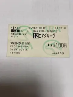 エアグルーヴ　馬券