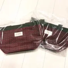 【匿名配送】Lindt リンツ　ツイードトートバッグ　2個セット　新品未使用のサムネイル