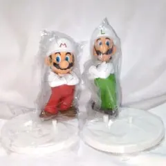 【新品】　スーパーマリオ　スタンダードフィギュア　2 ファイアマリオ　ルイージ