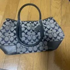 COACH ロゴパターン ハンドバッグ