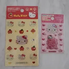 レトロ ハローキティ デコレーション ストーン ジュエリー シール 2007年