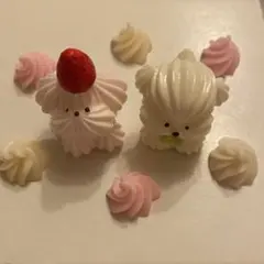 クロックスアクセサリー　ジビッツ　犬　クリーム