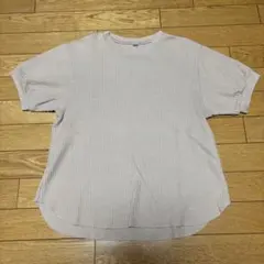 UNIQLO ワッフルクルーネックT 半袖　ベージュ
