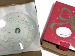 スターバックス ノベルティ ホリデー　ガラスプレート スタバ お皿 ガラスのサムネイル