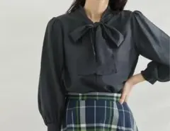 ROPE' PICNIC ロペピクニック　シアー　リボンブラウス　ボウタイ
