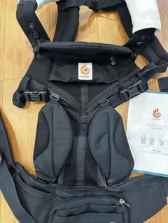 ergobaby ブラック 抱っこ紐 メッシュ　OMNI360