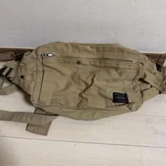 ポーター ボディバッグ ベージュ キャンバス