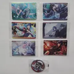 初音ミク　ウエハース カード　缶バッチ　7点セット