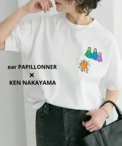 【ear PAPILLONNER】KEN NAKAYAMAコラボTシャツのサムネイル