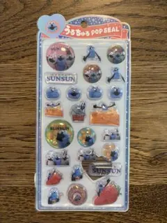 正規品　うるちゅるシール❤️パペットスンスン　POP SEAL ノンノン　ゾンゾン
