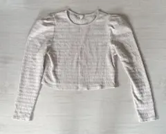 H&M パフスリーブ クロップド トップスのサムネイル