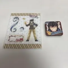鬼滅の刃 アクリルスタンド 嘴平伊之助 アクリルスタンド 缶バッジ