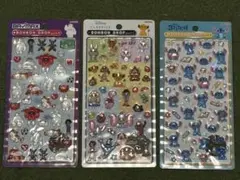 ボンボンドロップシール スティッチ　ベイマックス　ディズニークラシック