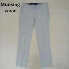 Munsingwear テーパード スラックス ギンガムチェック 白系 96のサムネイル
