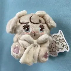 mikko characters　抱きしめおリボンマスコット　ナッツ ぬいぐるみ