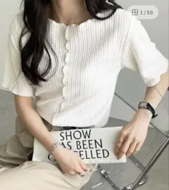 GeeRA前後2WAY配色メロー5分袖カットソー新品