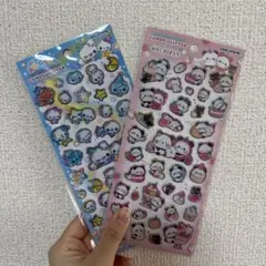 ぷくぷくあわわちゃん もちぱん キャンディグリッターステッカー ２枚 正規品