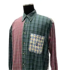 USA古着 90s NAUTICA 切替 チェック シャツ