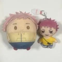 呪術廻戦 虎杖悠仁ぬいぐるみストラップ 2体セット