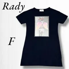 《レディー》半袖Tシャツ/トップス/ゆるダボ/カジュアル/イラストTシャツ/F