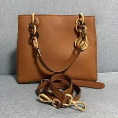 MICHAEL KORS 2Wayショルダーバッグ ハンドバッグ　ブラウン