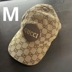 【美品】GUCCI グッチ ベースボールキャップ キャップ GGキャンバス M