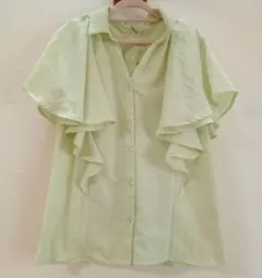 GRL　シャツ　ミントグリーン